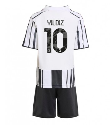 Juventus Kenan Yildiz #10 Hemmaställ Barn 2025-26 Kortärmad (+ Korta byxor)